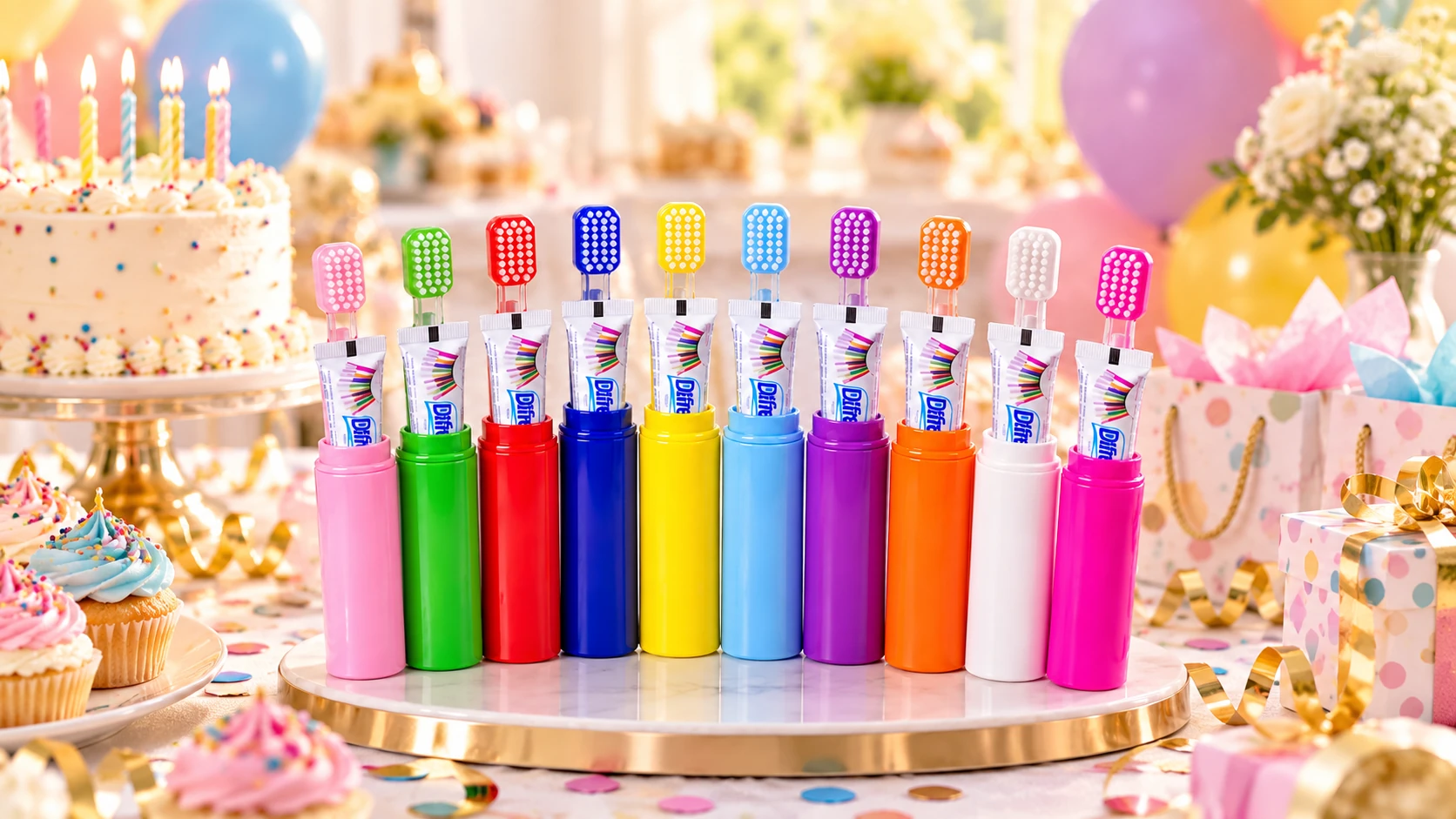 Kits dentales para cumpleaños y fiestas